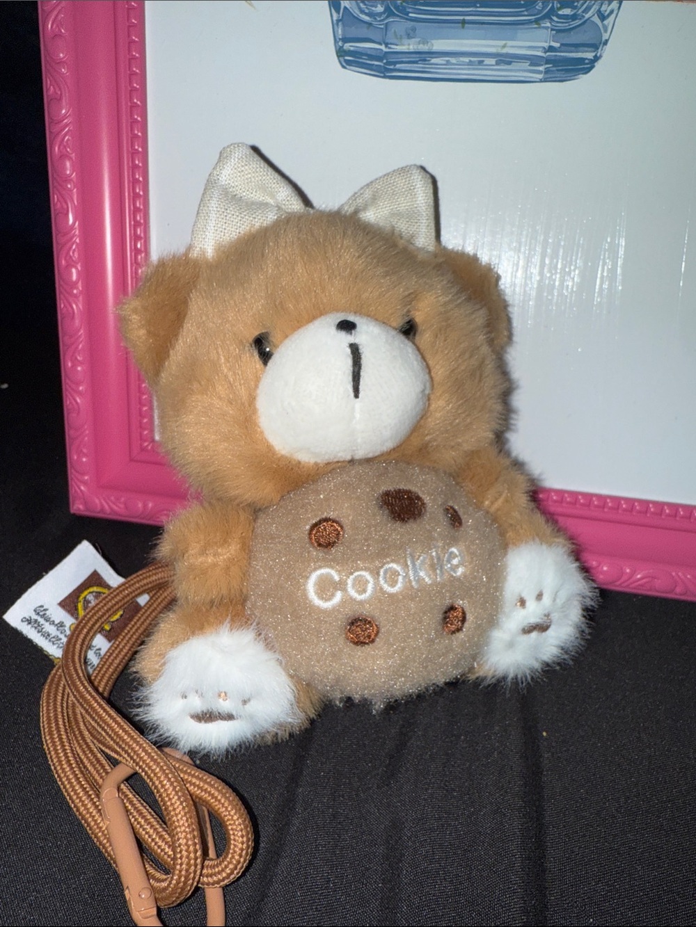 ❤️ Cookie Bear 🐻 purse charm EUC